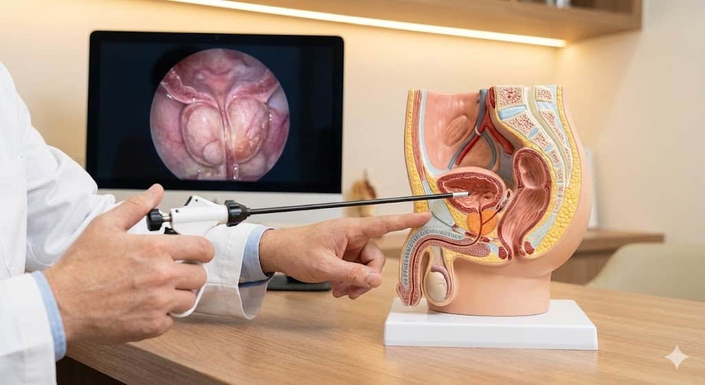 استئصال أورام المثانة بمنظار البطن